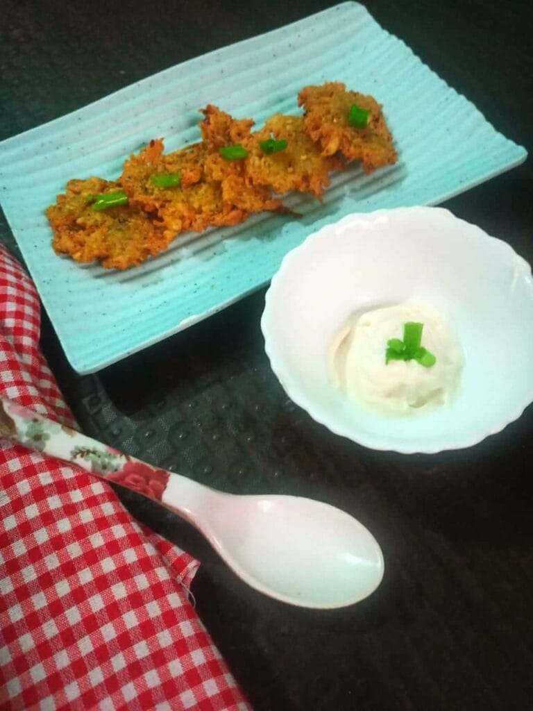 Potato fritters pic